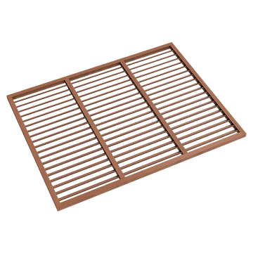 Evolar Achterplaat voor Airco Omkasting Tropical Teak XL