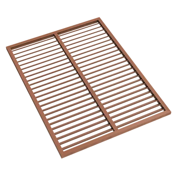 Evolar Achterplaat voor Airco Omkasting Tropical Teak Tower