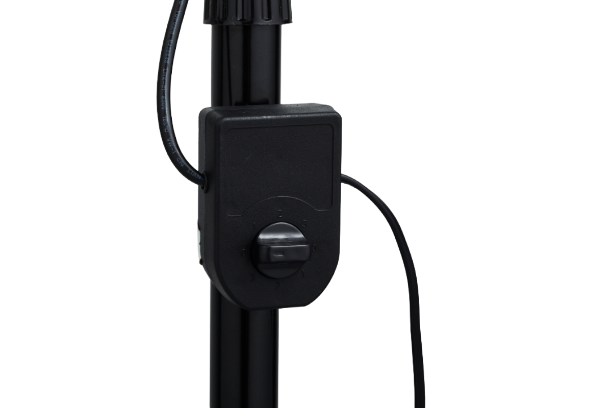 Eenvoudige bediening met drie ventilatiestanden