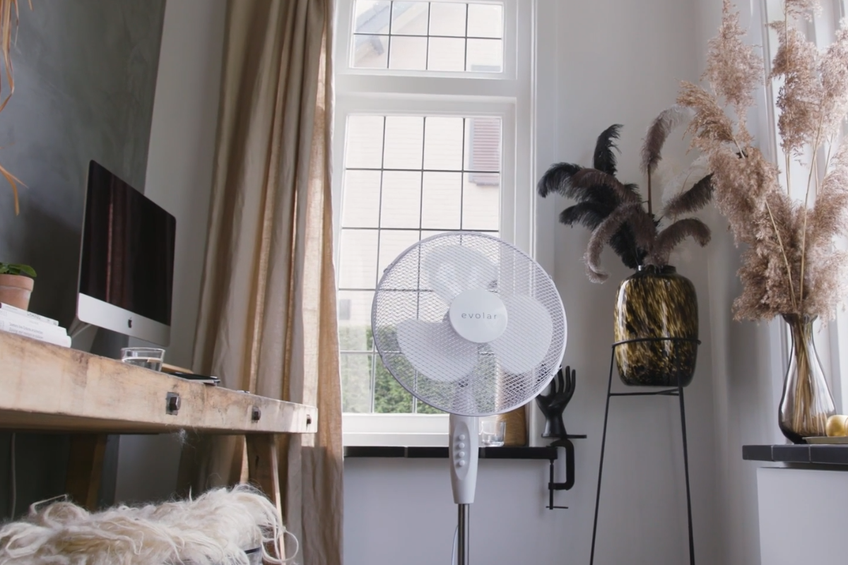 Oscillatiefunctie voor brede luchtcirculatie