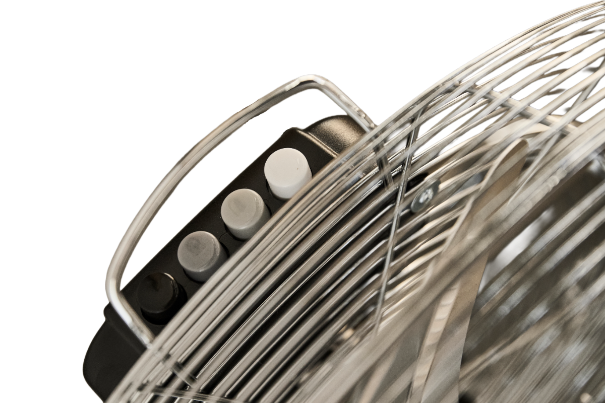 Eenvoudige bediening met drie ventilatiestanden